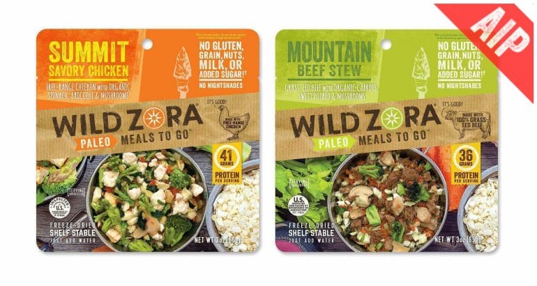 Paleo Meals To Go (Wild Zora) - Freeze-dried meals