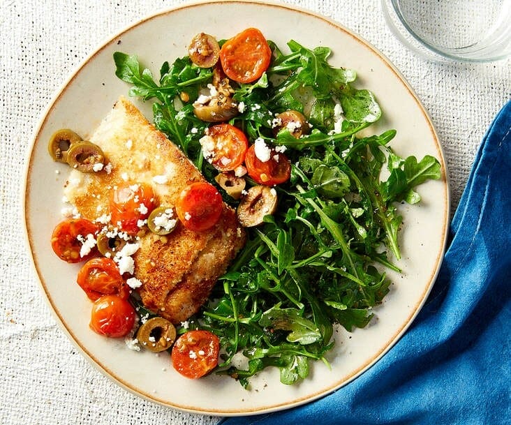 Gobble: Almond-crusted barramundi