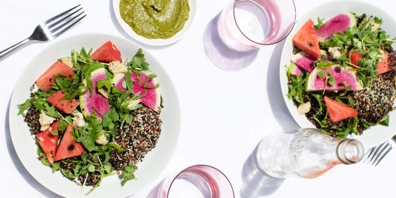 Plant-based dish by Sakara Life