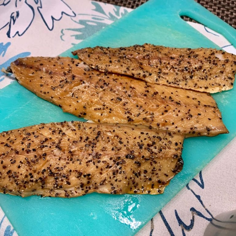 Smoked trout
