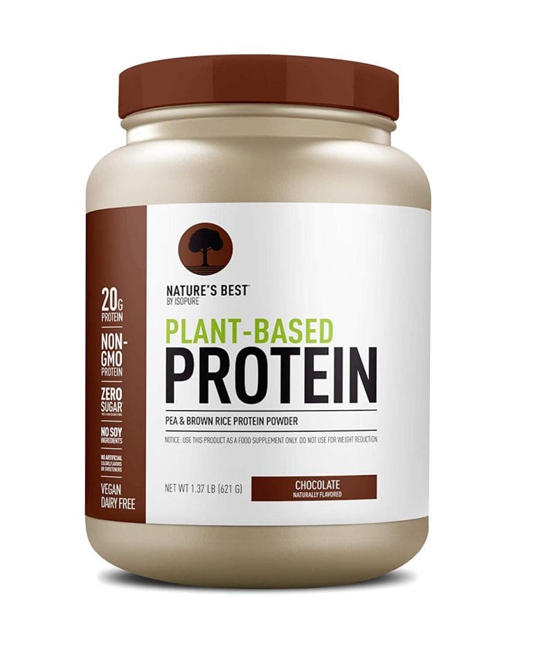 Nature’s Best Plant Based Vegan Protein Powder by Isopure