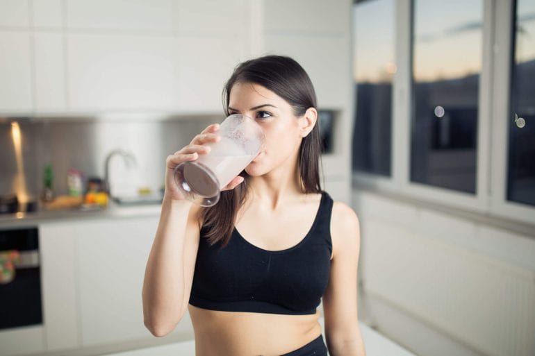 When is the best time to have a vegan protein shake?