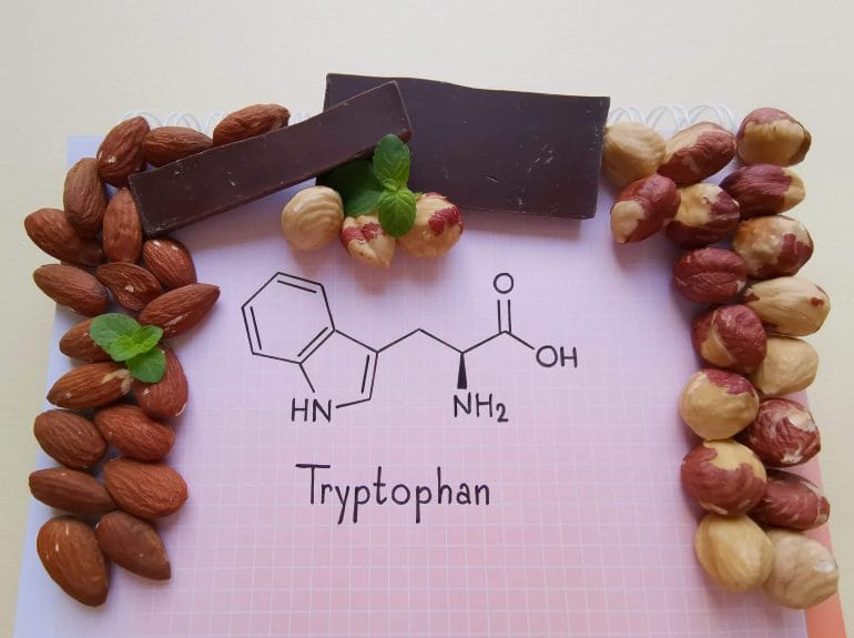 Food rich in tryptophan
