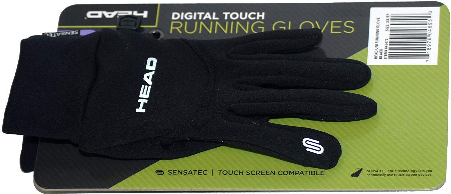Kungber Touch Screen Gloves for Man and Women Winter Outdoor Gloves with Non-slip Silicone Gel Warm for Cycling Running and Working Out Phone/Tablet by Black