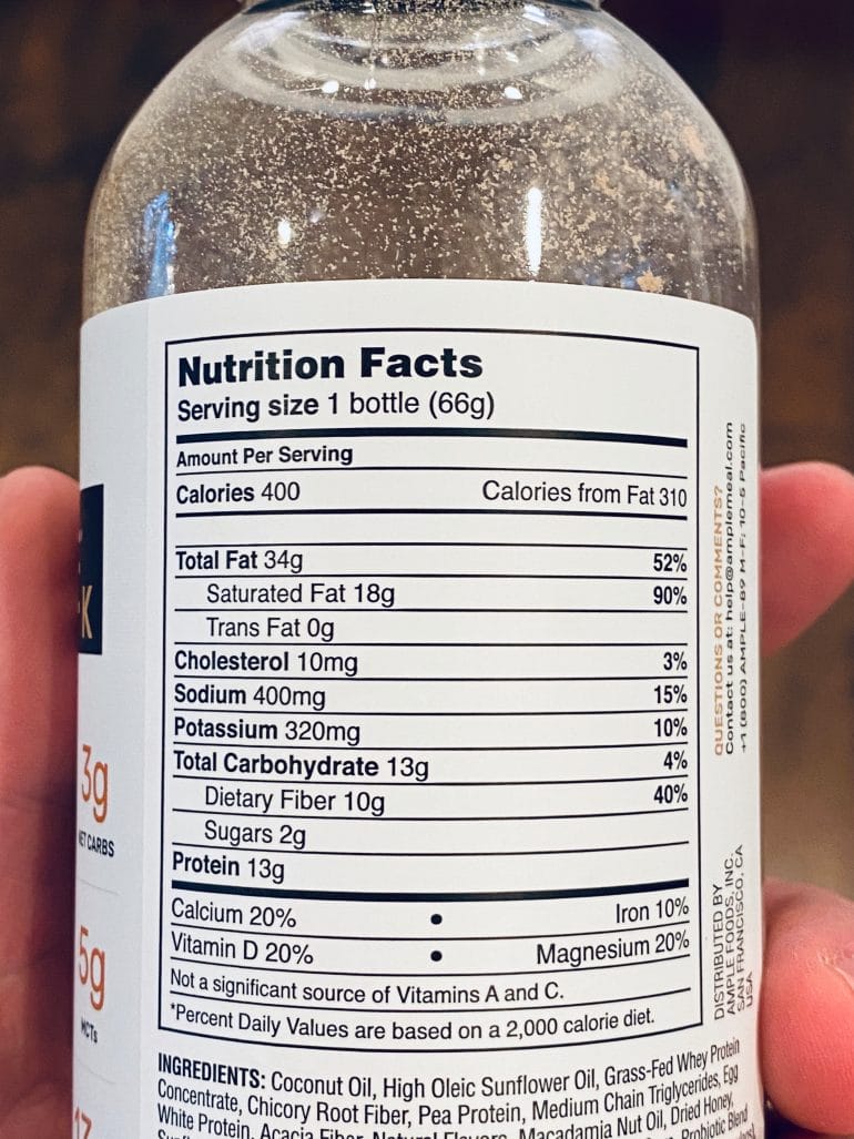 Ample K contains high-quality ingredients