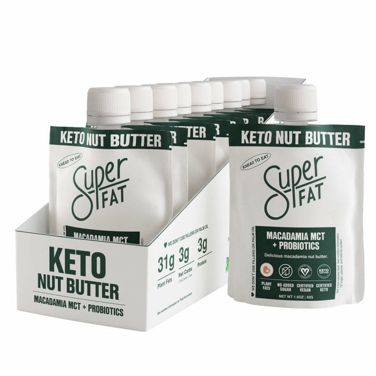 Macadamia MCT + Probiotics Nut Butter.