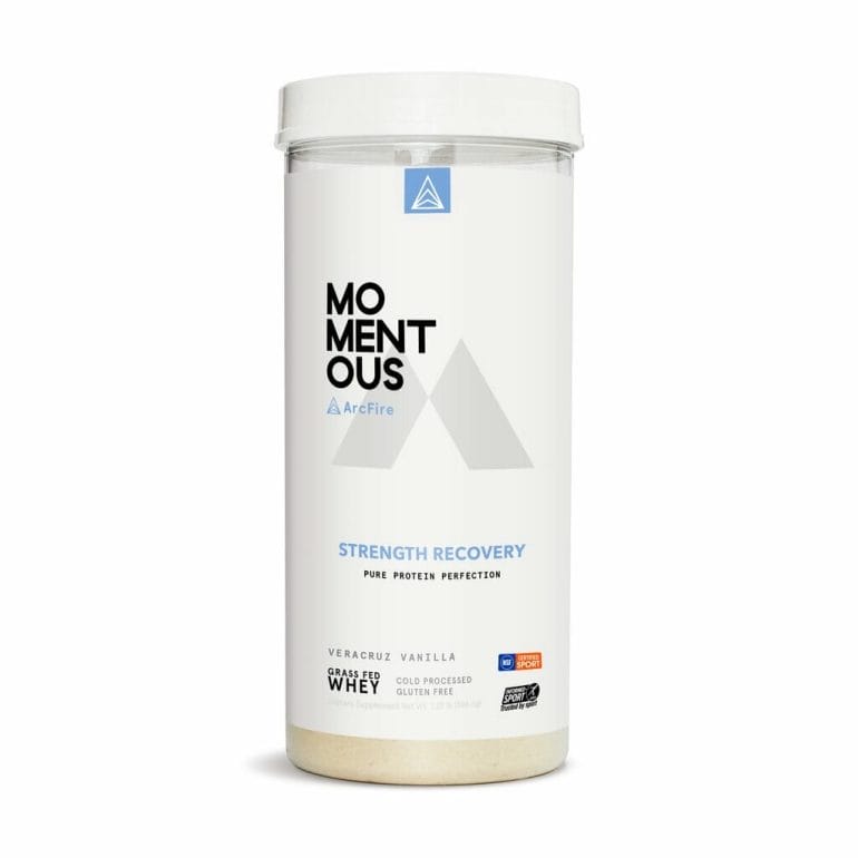 Momentous ArcFire Strength Recovery Whey Protein