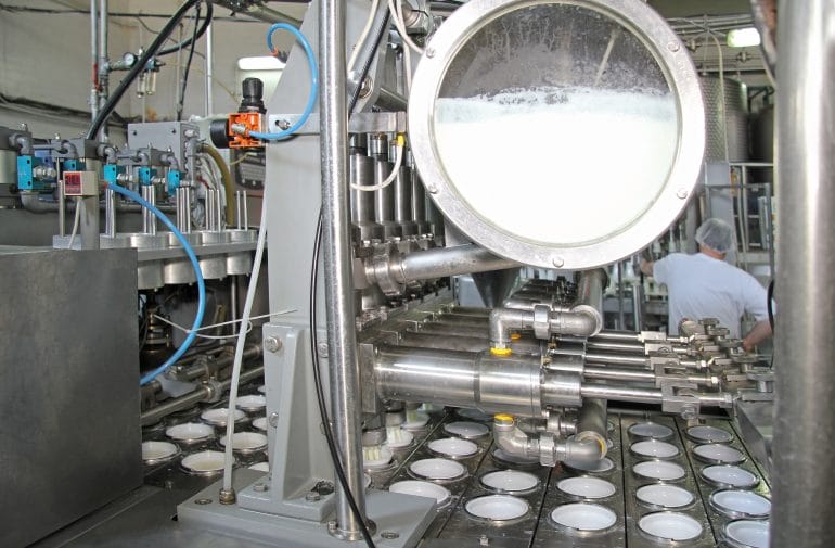Cold processing of milk