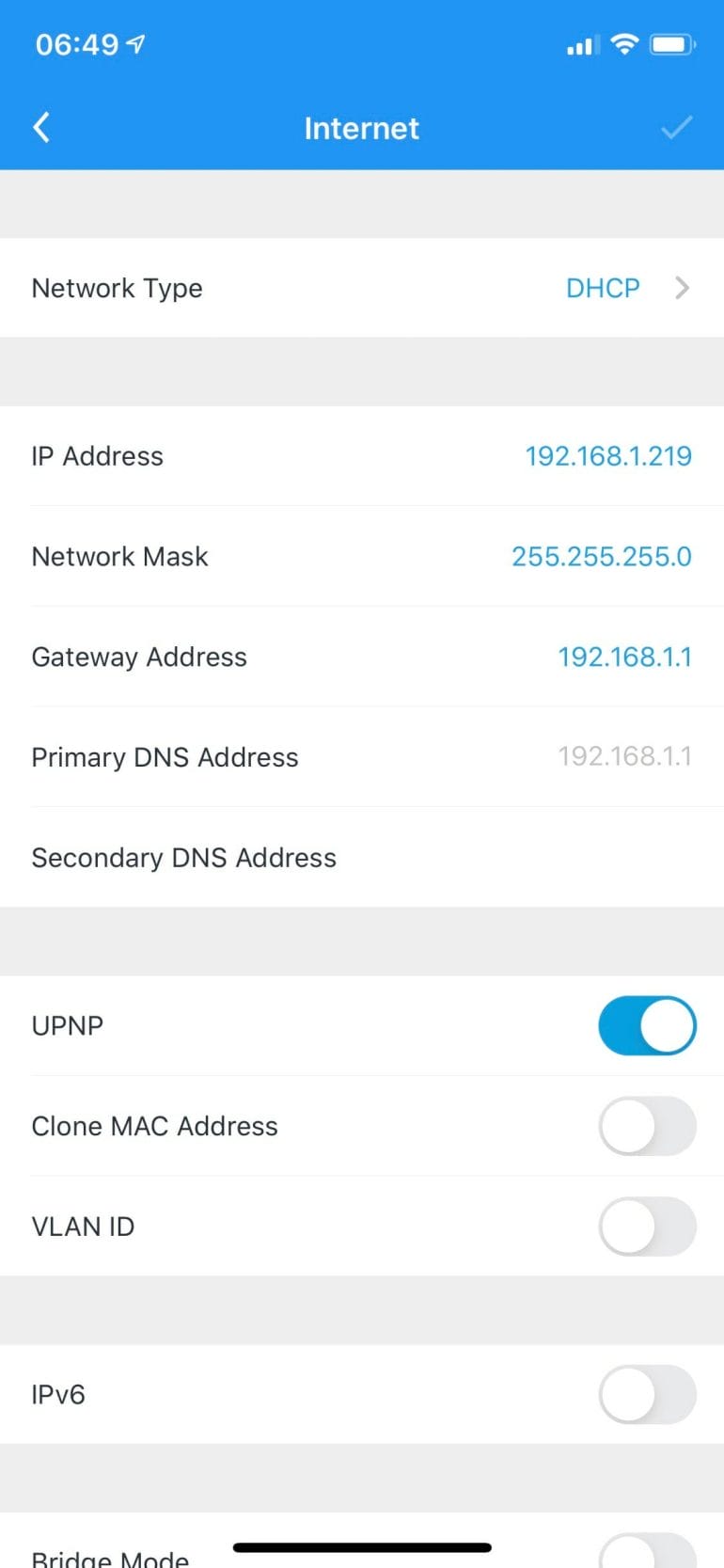 AmpliFi Alien - Internet Settings