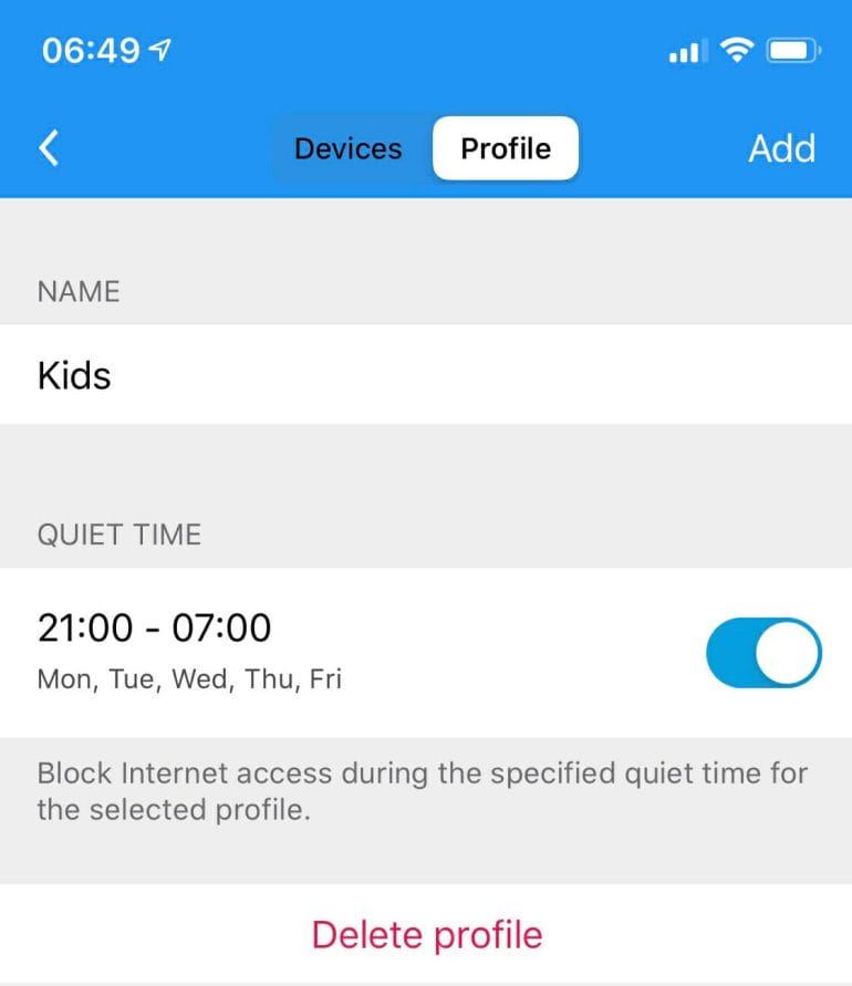 AmpliFi Alien - Parental Controls