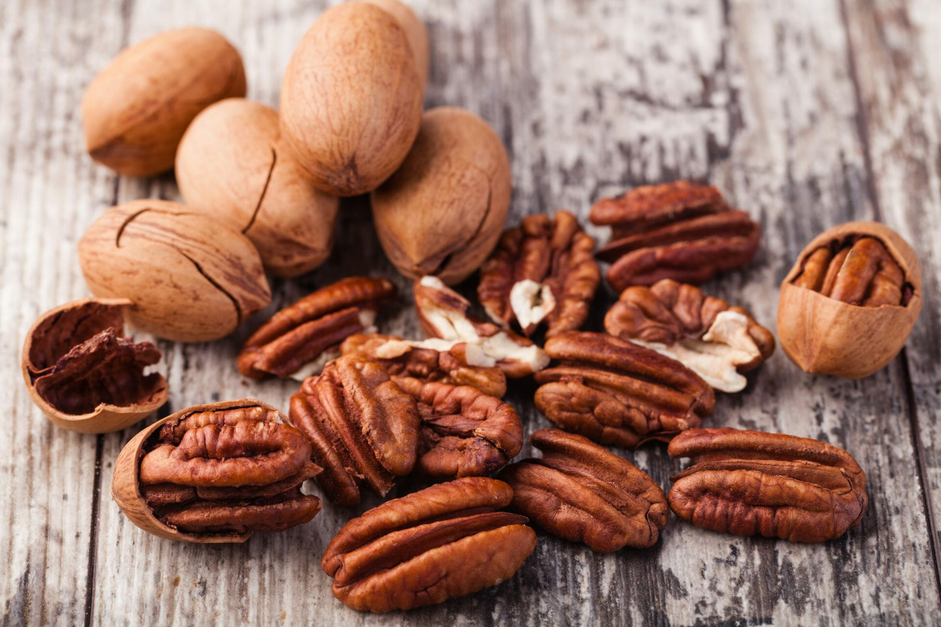 Pecans are relatively low in carbs