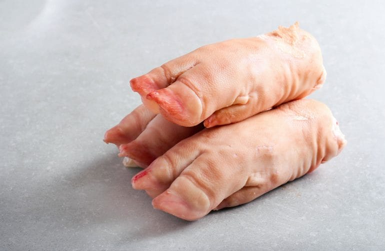 Pig feet
