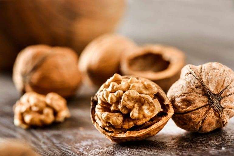 Walnuts are relatively high in omega 6