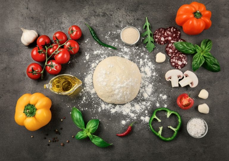 Ingredientes de la pizza