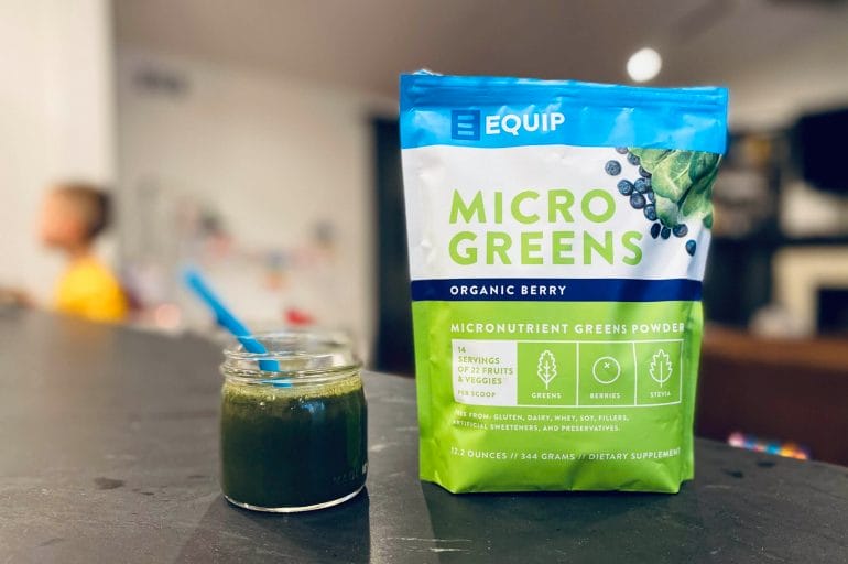 Micro Greens in a glass
