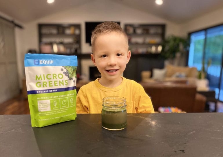 Lucas loves Micro Greens