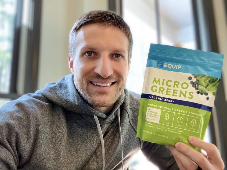 Michael with Equip Foods Micro Greens