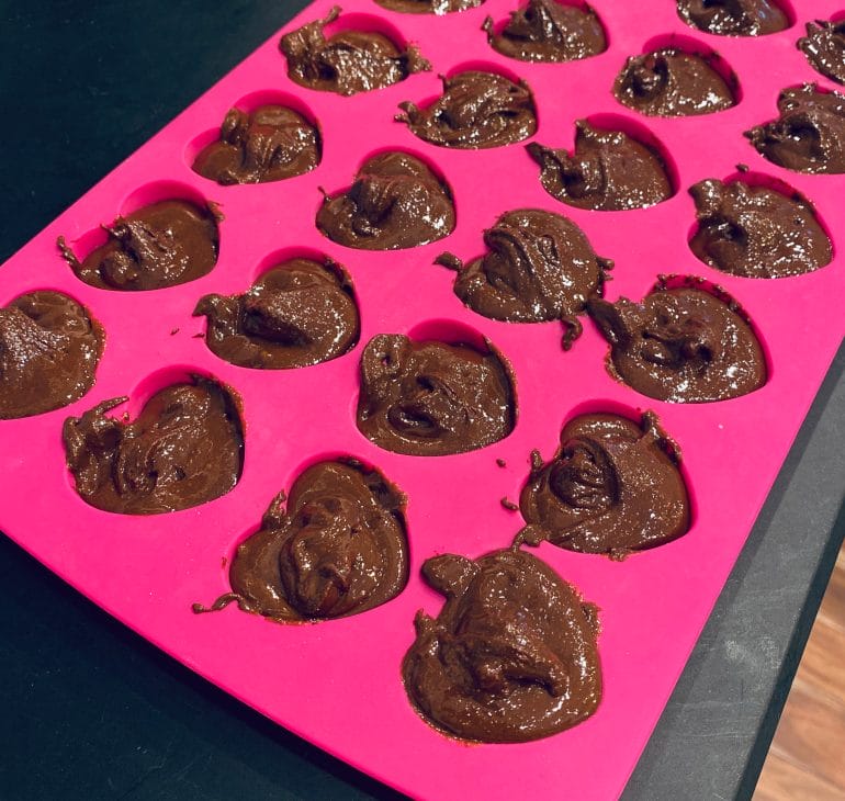 Fat bombs in baking pan