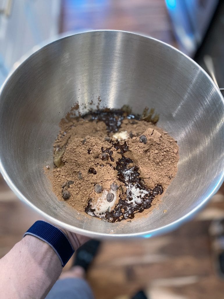 Ingredients before blending