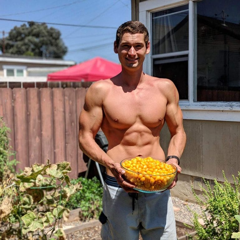 Ryan Kennedy showing off his bounty