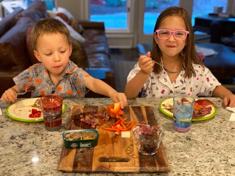 The kids enjoy Jause too