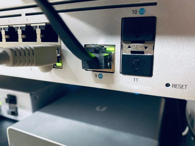 The UDM Pro has two redundant WAN ports
