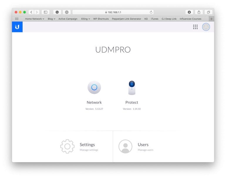 UDM Pro Dashboard