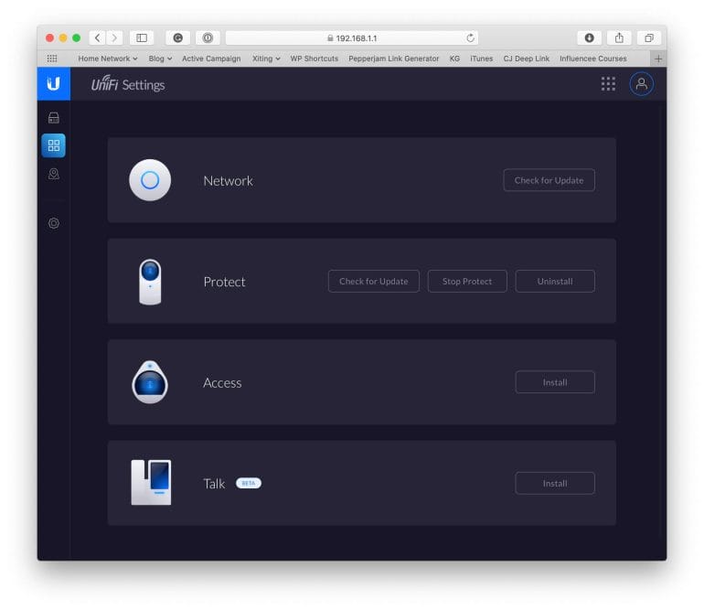 UDM Pro applications