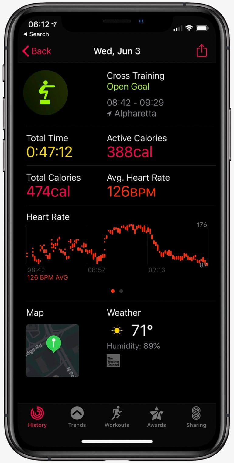 Apple Activity Tracking
