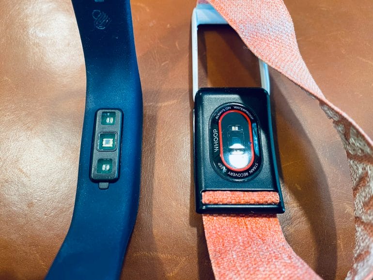 Biostrap vs. WHOOP - sensors