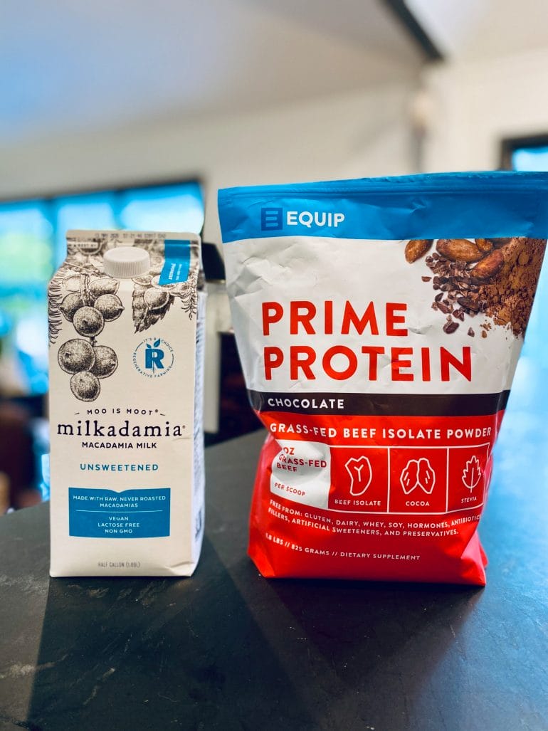 Equip Prime Protein with Macadamia Nut Milk
