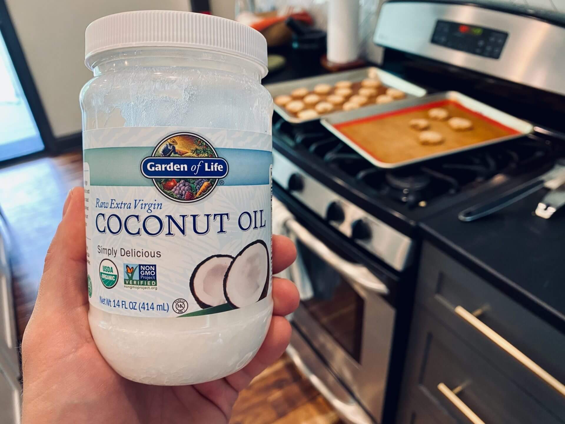 Coconut oil from Whole Foods