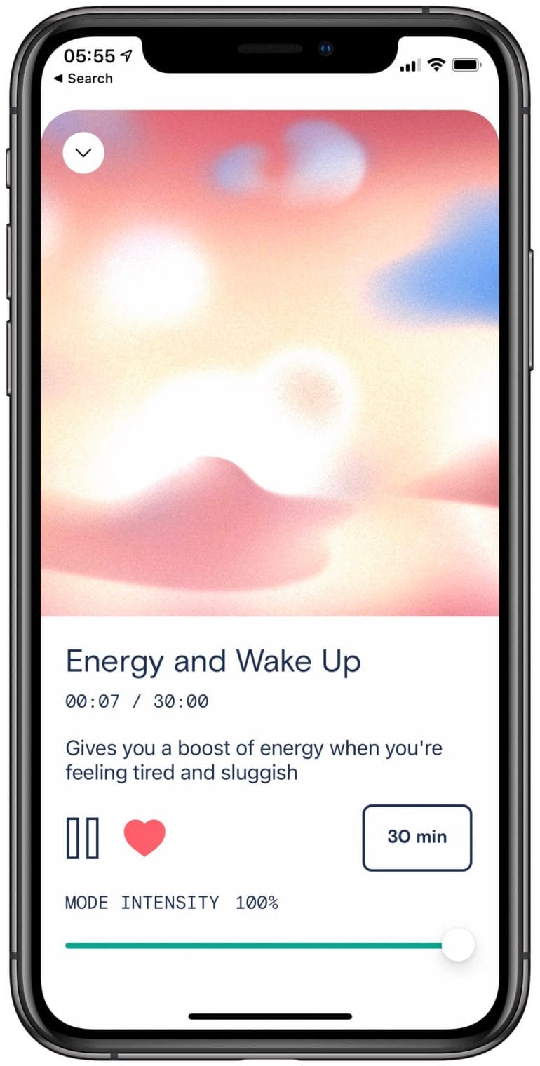 Apollo Neuroscience - App - Energy and Wake Up