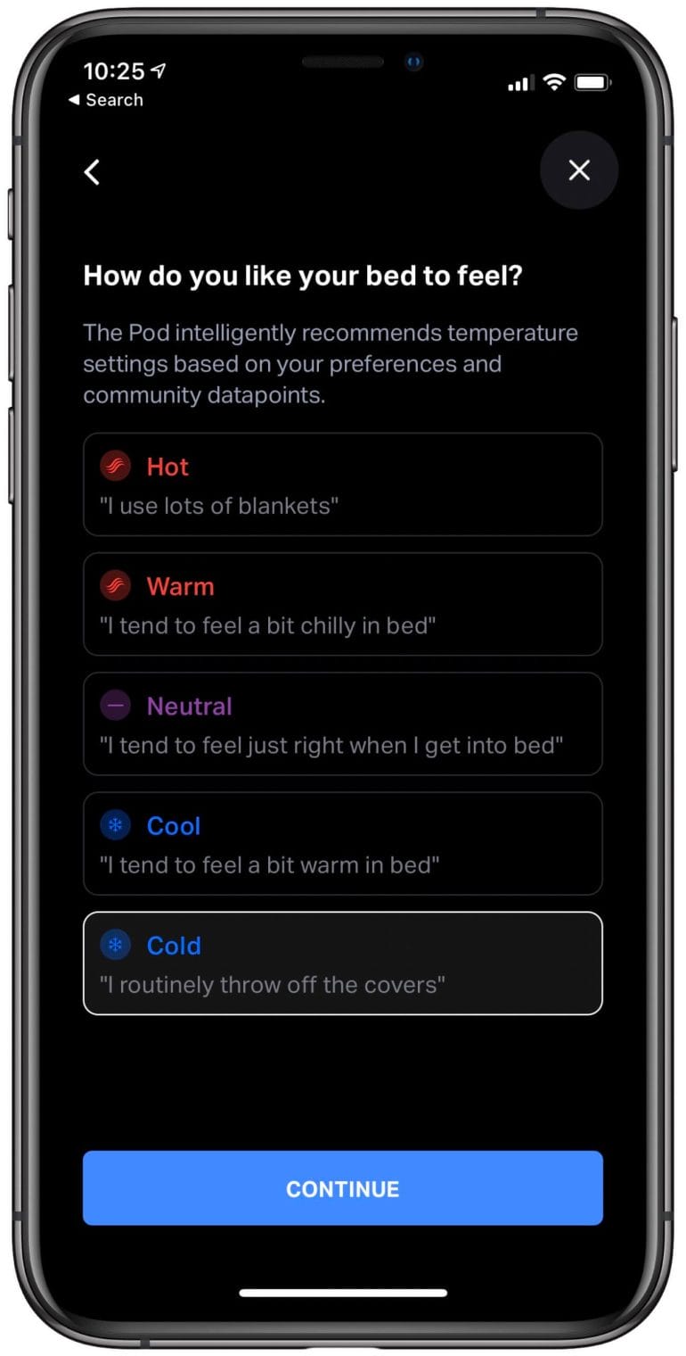 Eight Sleep - Smart Temp Setup