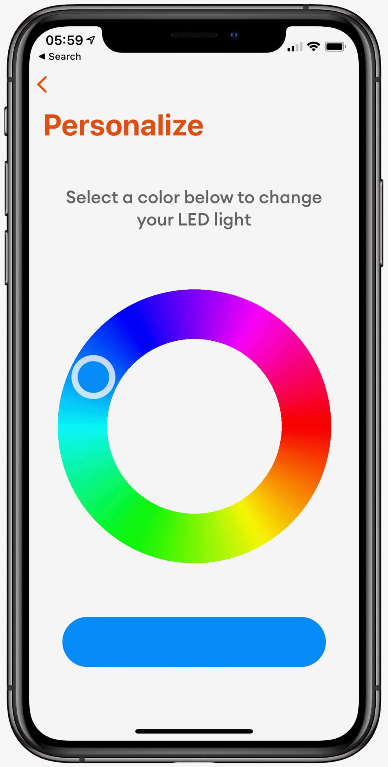 Ember App - You can change the color of the LED for easier mug identification