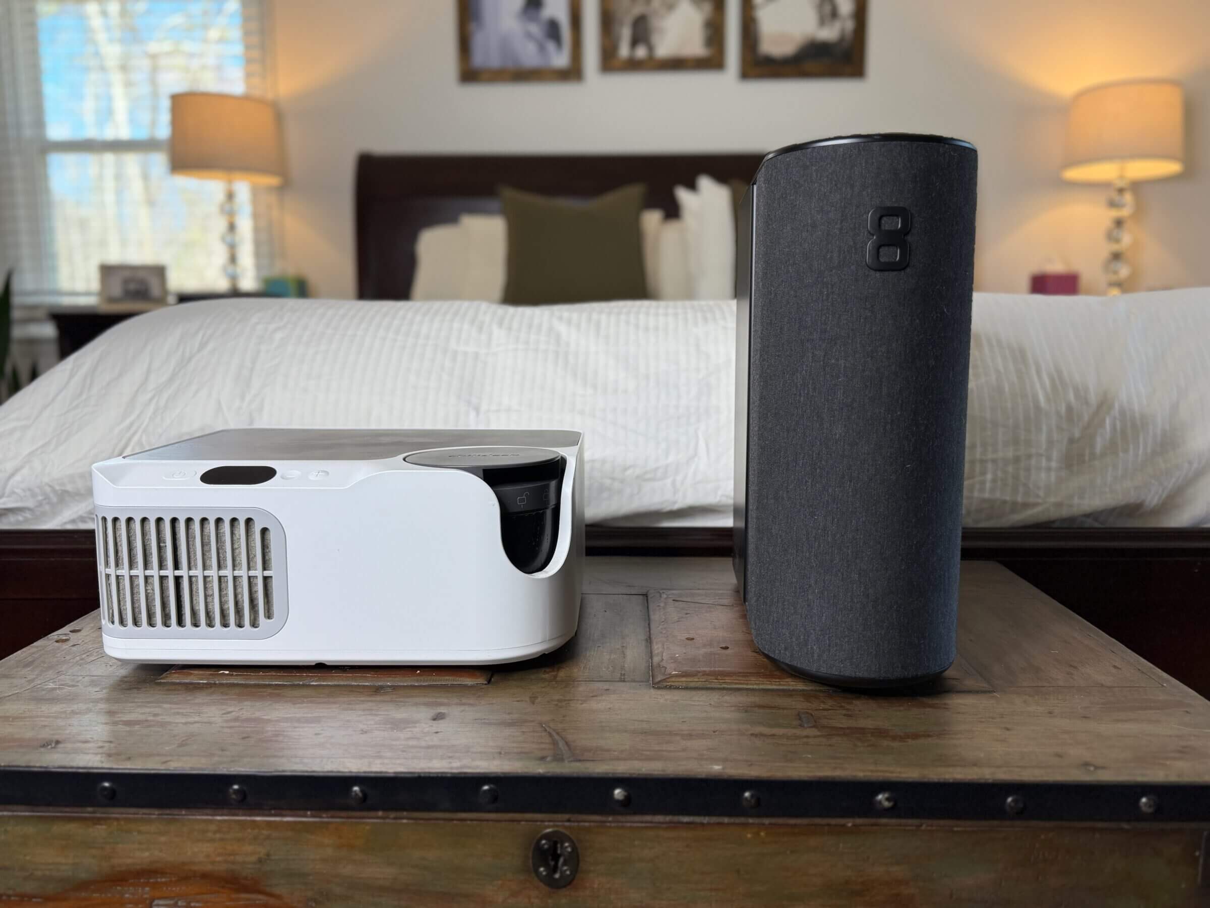 The Sleep.me unit (left) and the Eight Sleep Pod 4 (right).