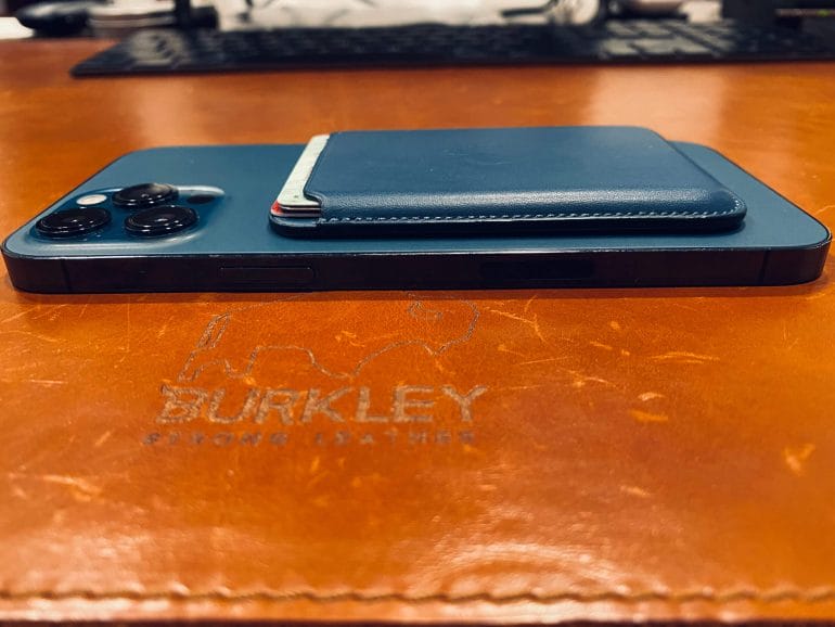 iPhone 12 Pro Max with MagSafe Wallet