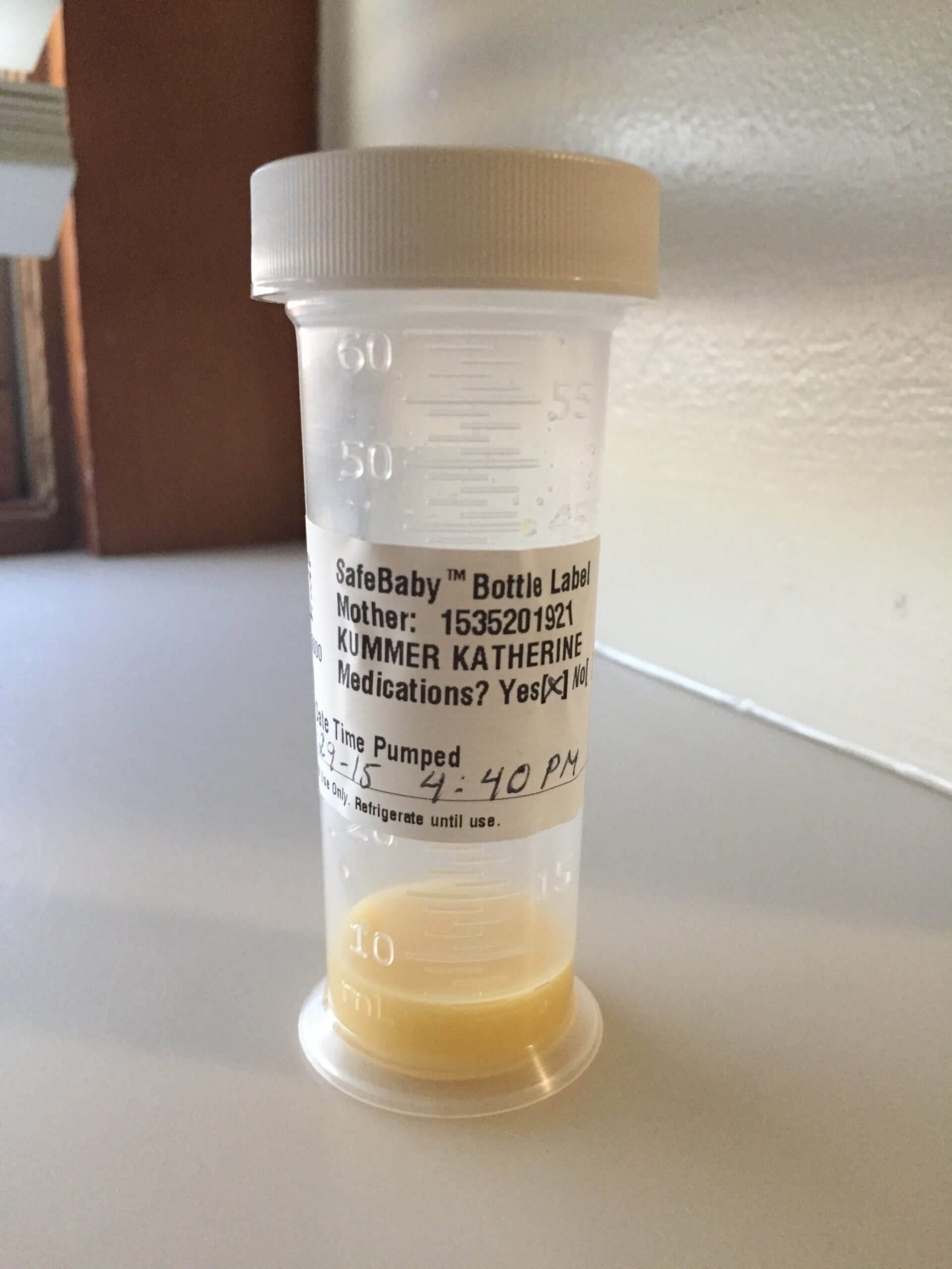 Colostrum Kathy extracted for Lucas - 2
