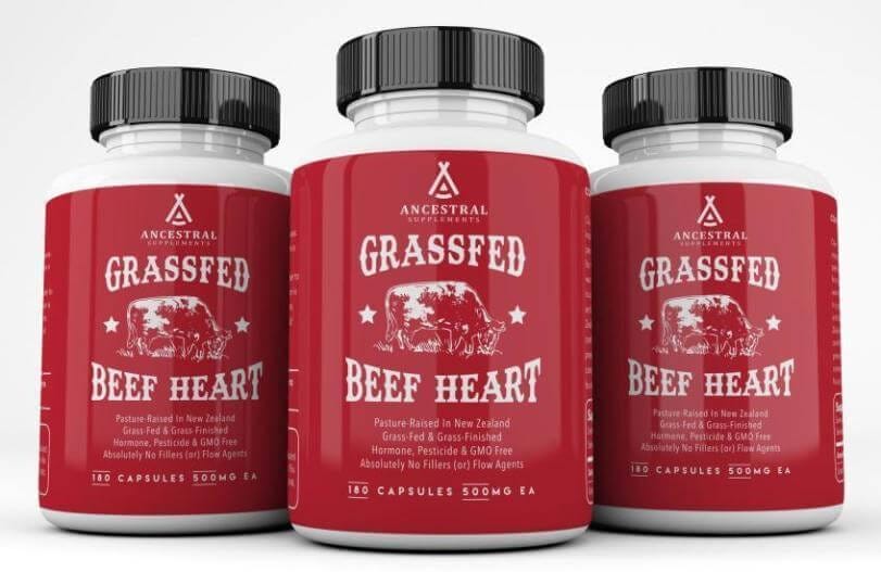 Ancestral Supplements Grass-Fed Beef Heart