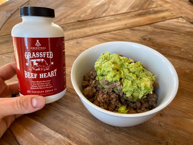 Ancestral Supplements - Grassfed Beef Heart - 1