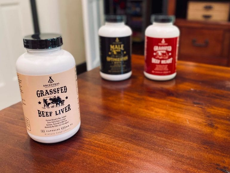 Ancestral Supplements - Liver - Heart and MOFO