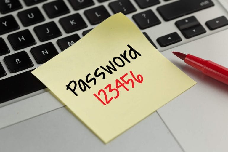 This is the wrong way to keep track of your passwords.