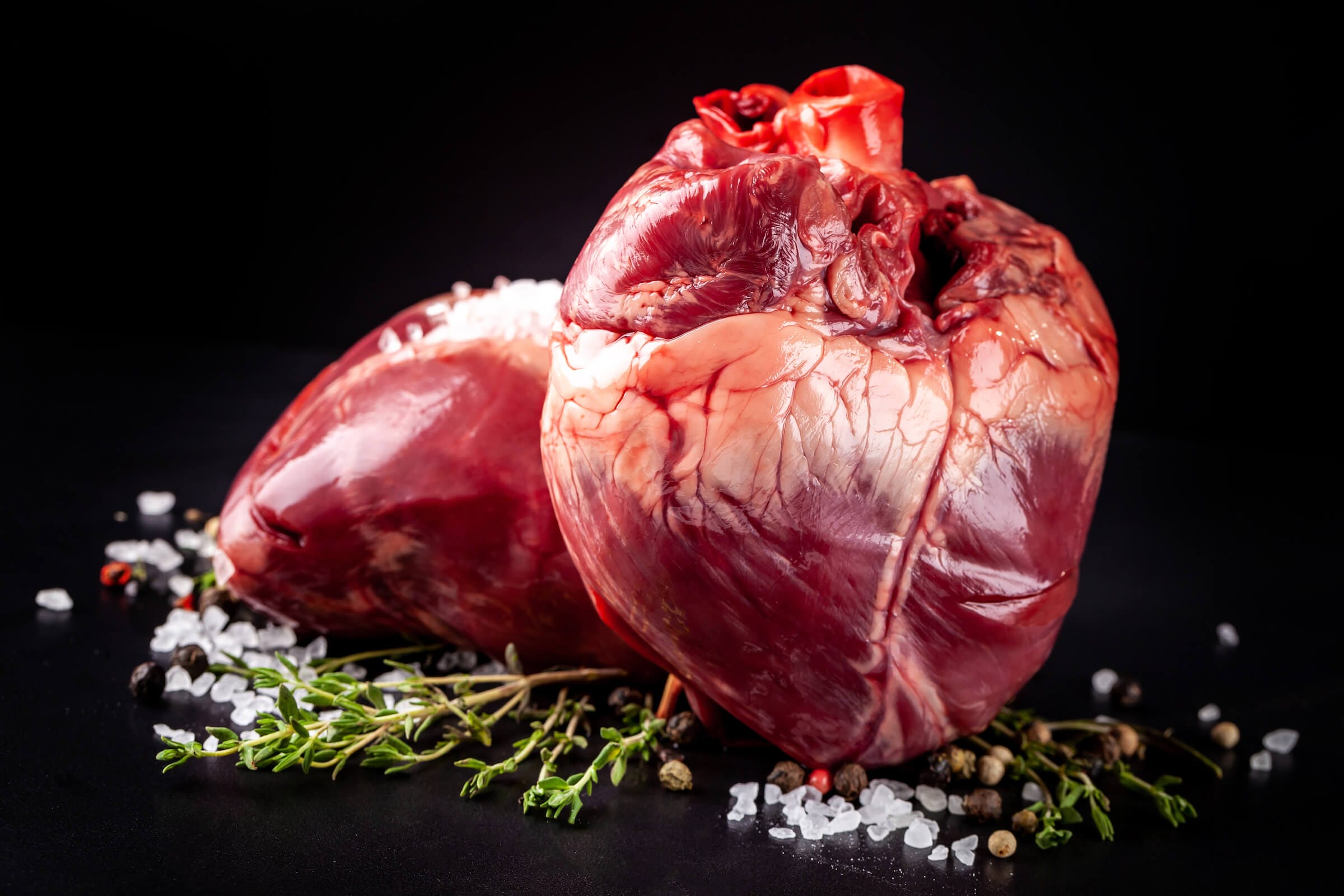 A picture of beef heart.