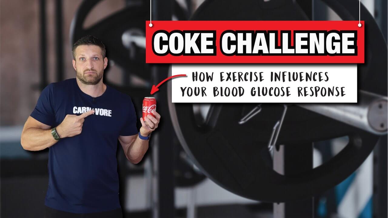A thumbnail of my Coke Challenge video.