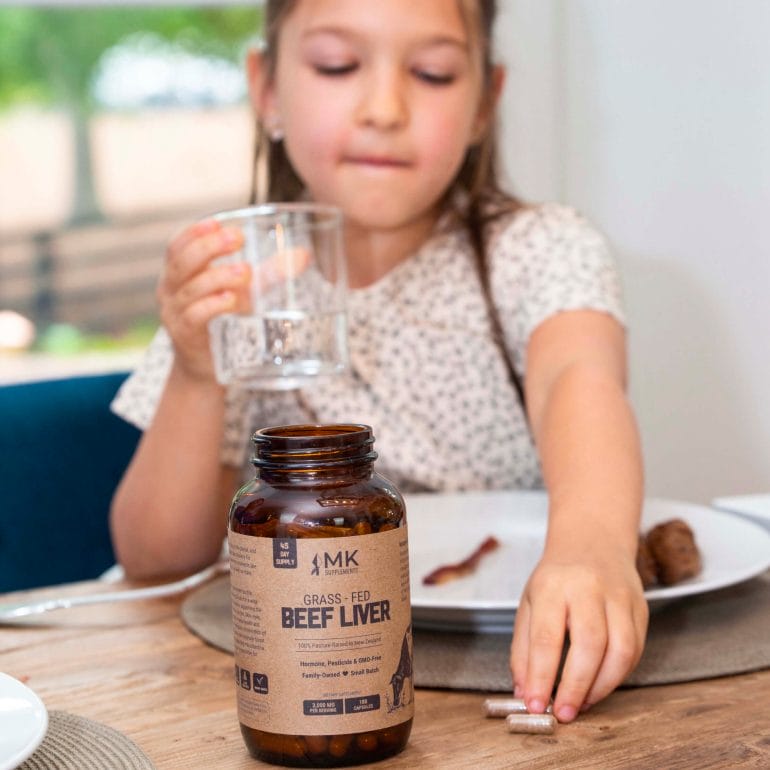 Isabella supplementing with freeze-dried beef liver