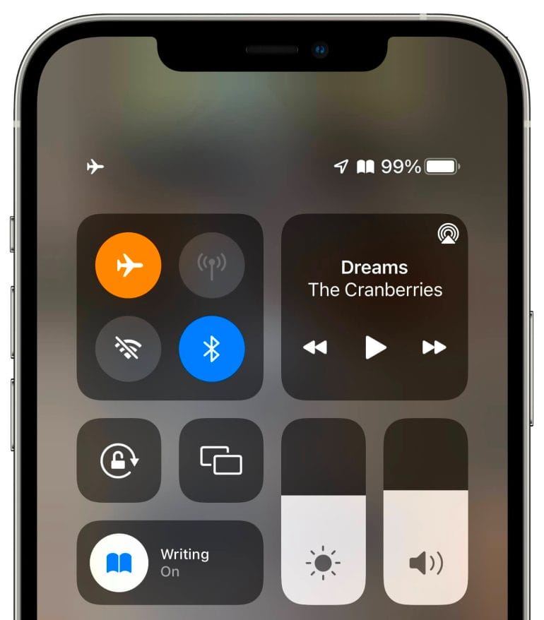 iOS allows you to enable Airplane mode without having to turn off Bluetooth.