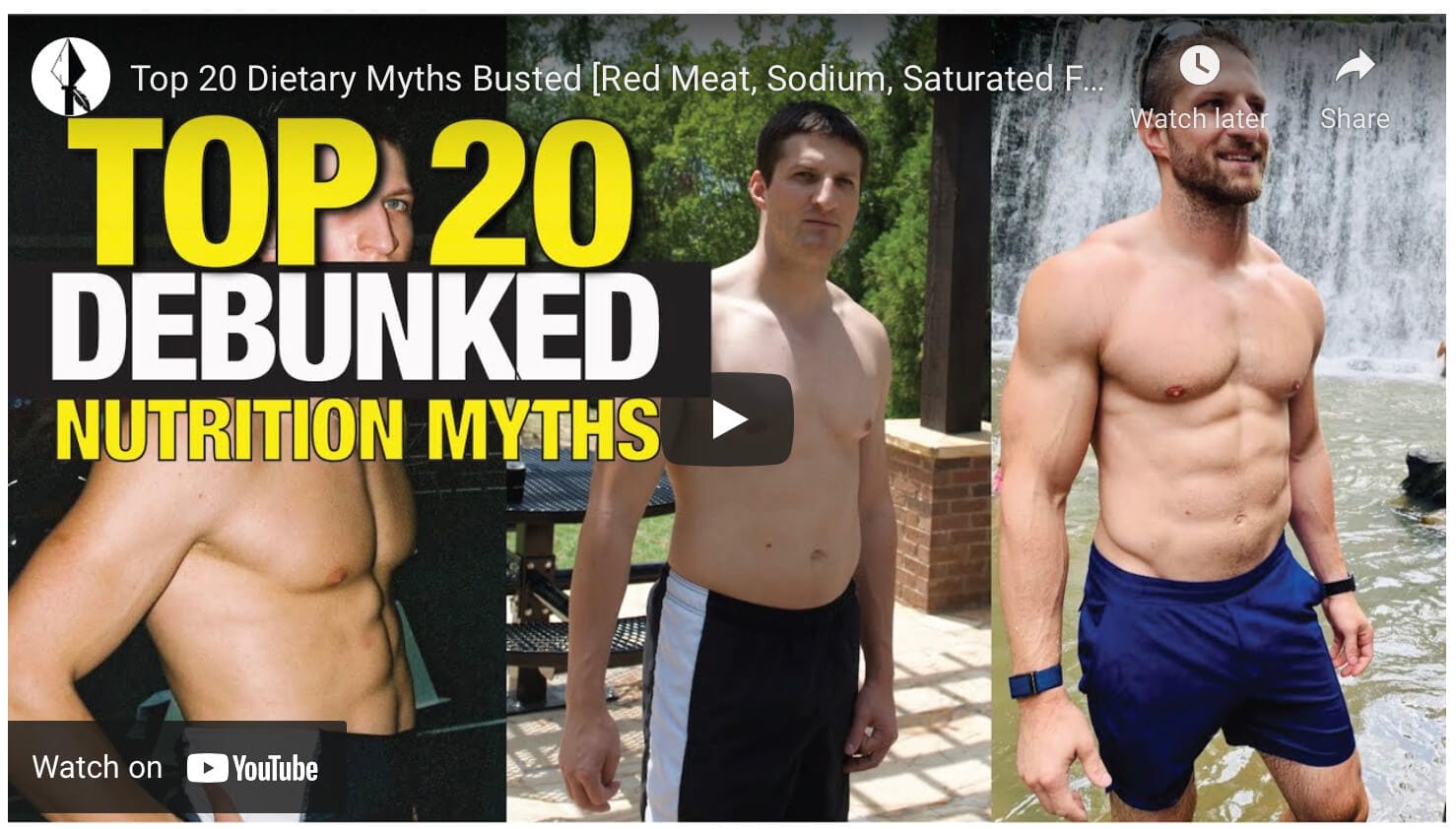 Dietary myths video thumbnail.