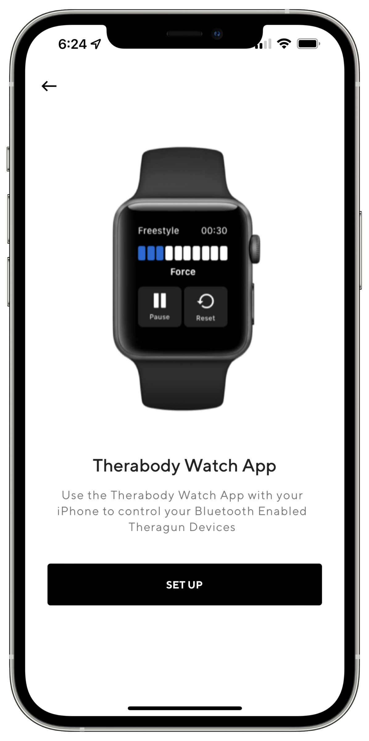 Therabody offers an Apple Watch app.