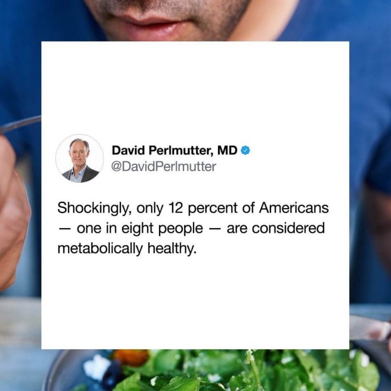 Only 12 percent of Americans are considered metabolically healthy