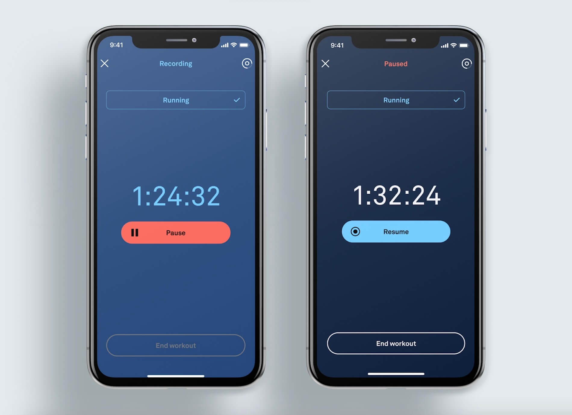 Oura - Record Workout